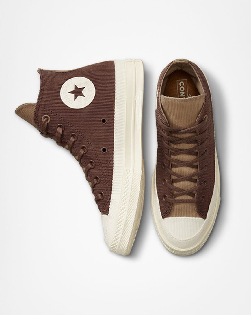 Women's Converse Chuck 70 Workwear High Top Shoes Brown / Khaki | AU CE463U